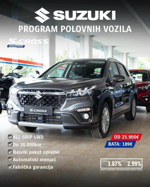 Suzuki program polovnih vozila — S-Cross Hybrid