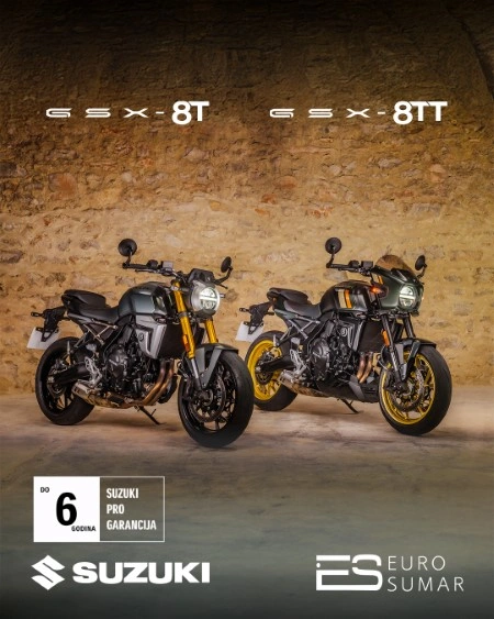 SUZUKI GSX-8T I GSX-8TT OSVOJILI PRESTIŽNU RED DOT AWARD 2026!