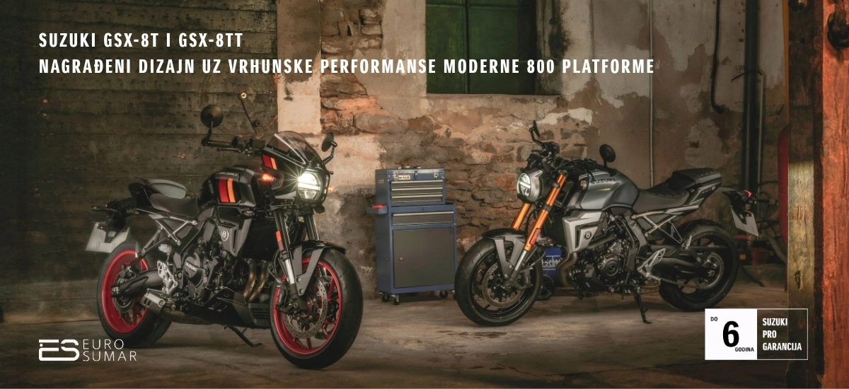 SUZUKI GSX-8T I GSX-8TT OSVOJILI PRESTIŽNU RED DOT AWARD 2026!